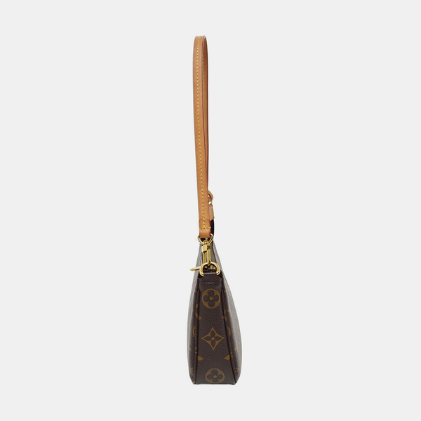 POCHETTE ACCESSOIRES GM Monogram Coated Canvas Brown