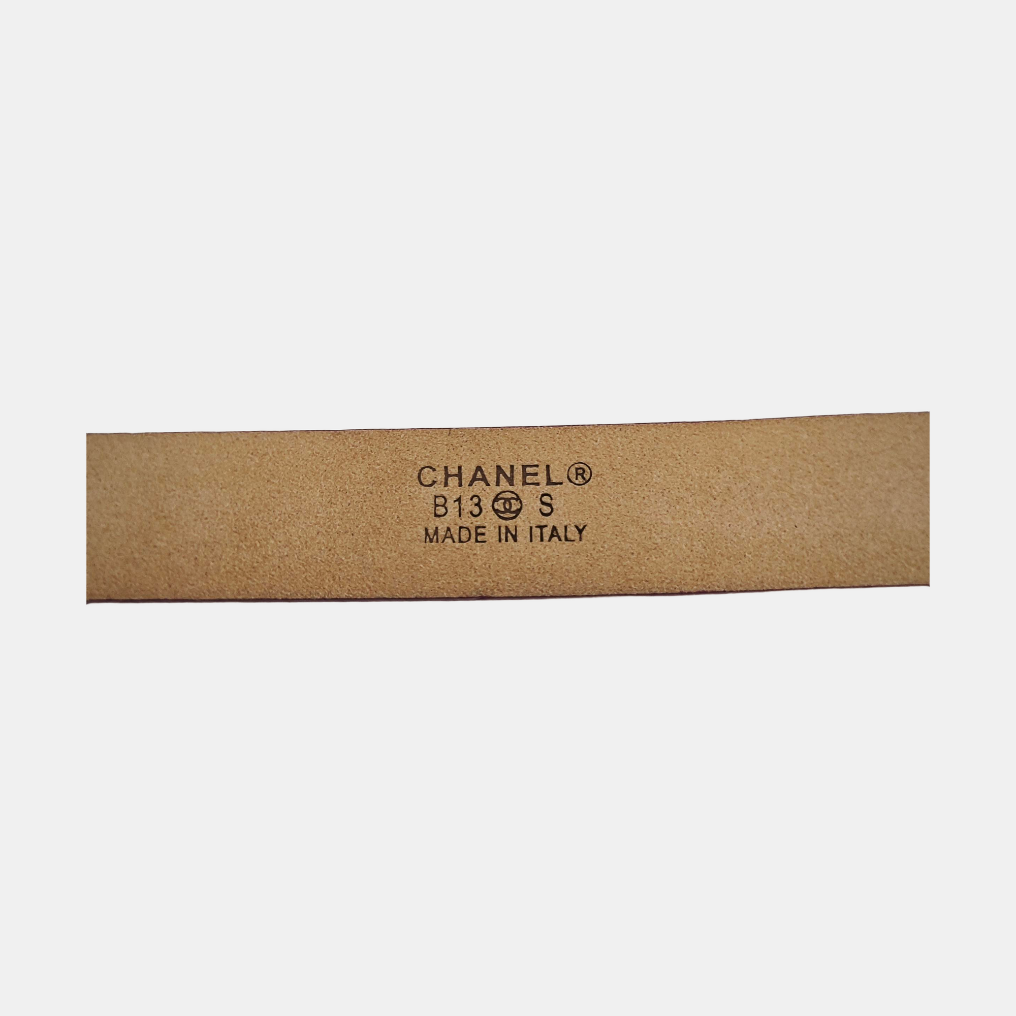 Leather Belt Purple