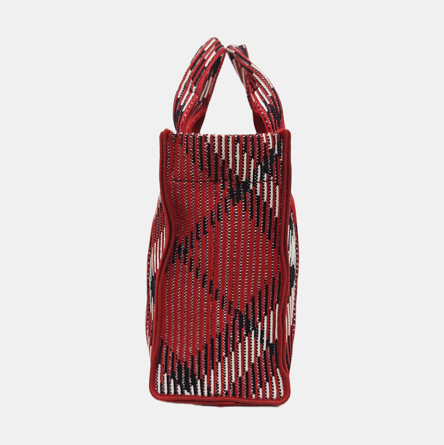 Fabric Shoulder Bag Mini Red