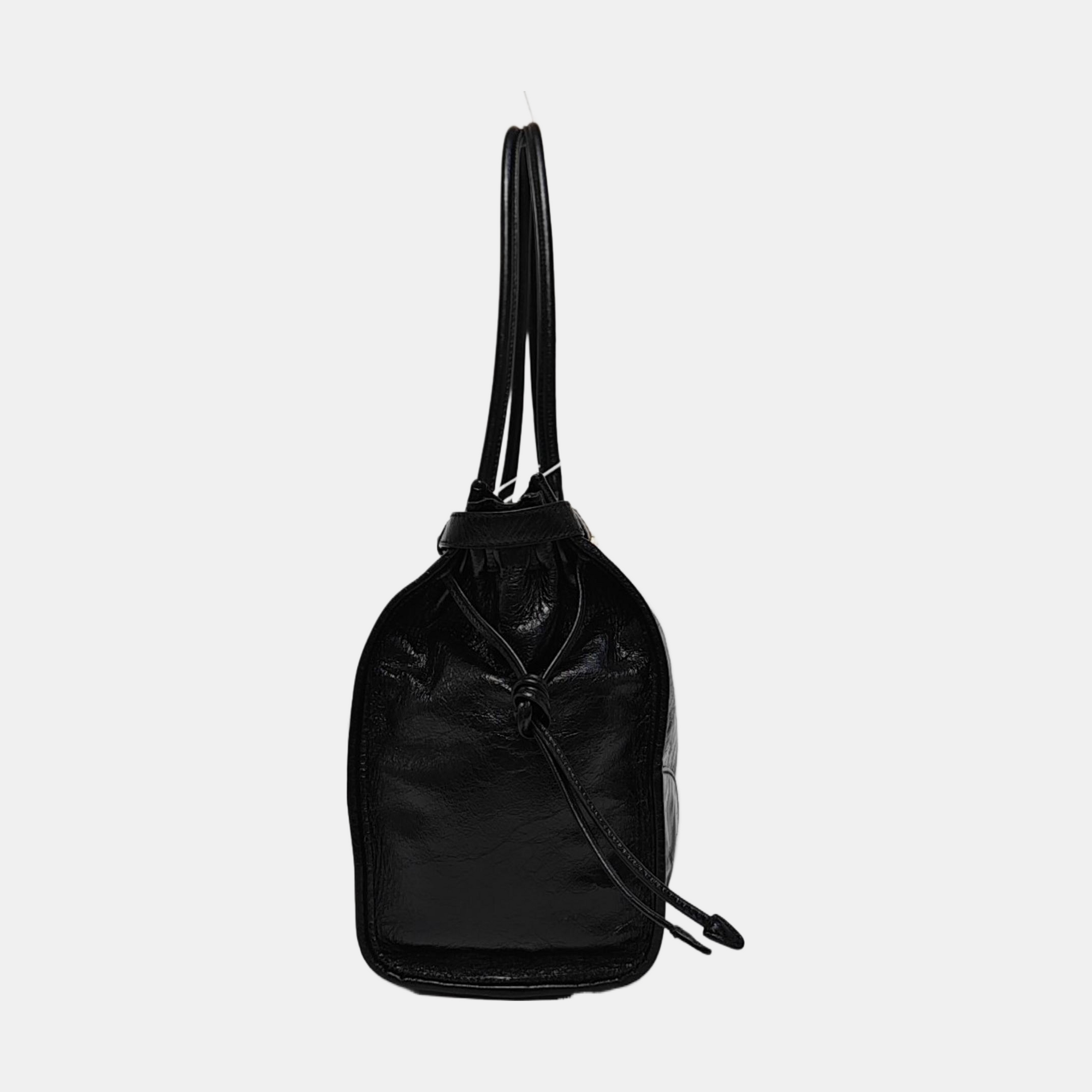 Quilted Calfskin Shoulder Bag Large Black