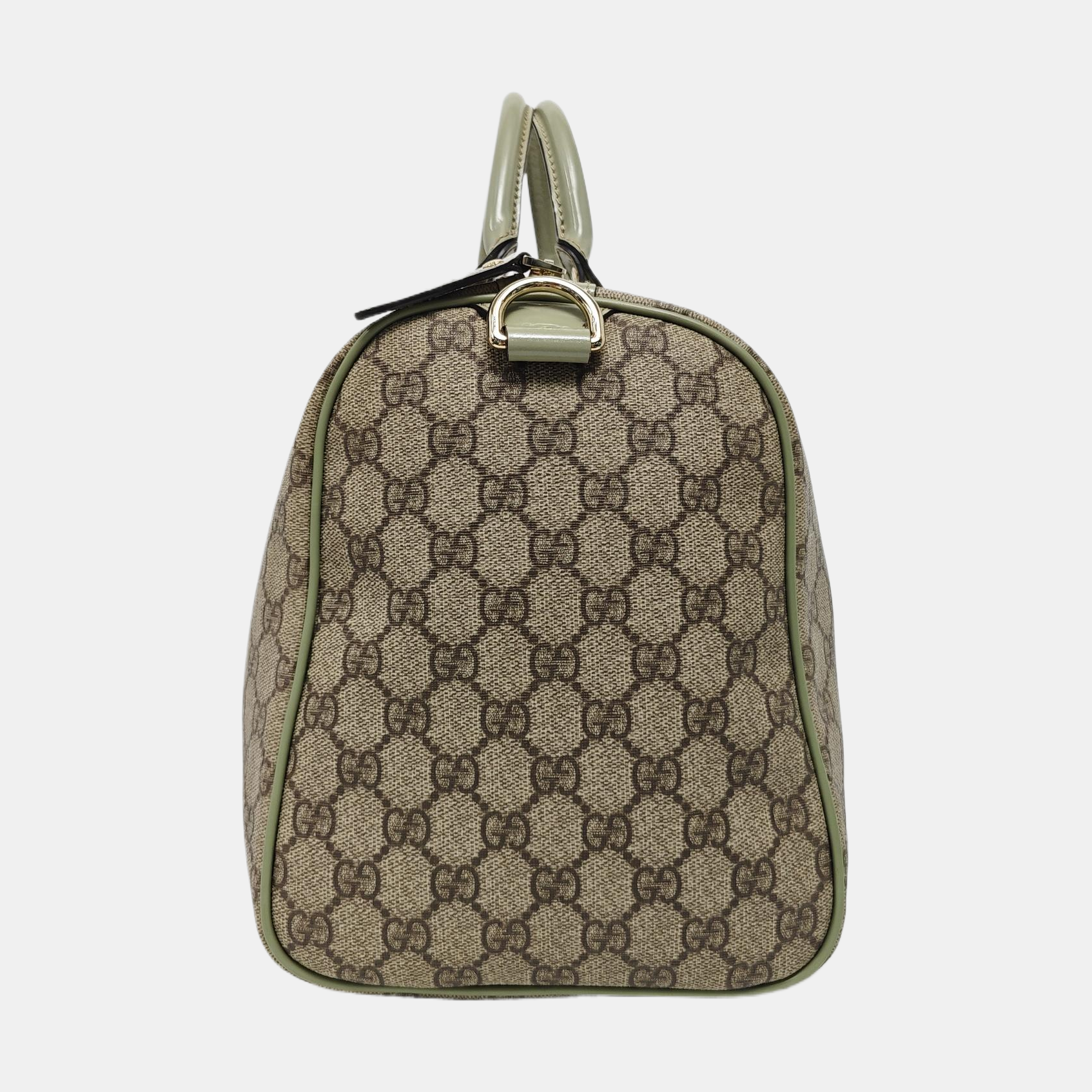Joy Medium Monogram Coated Canvas Beige
