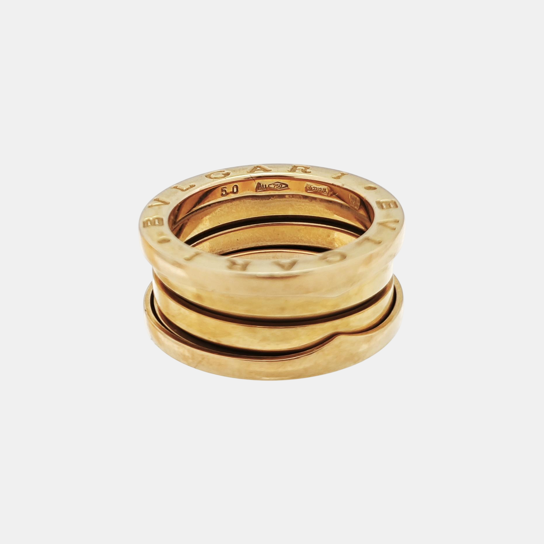 B.ZERO1 18k Rose Gold Ring EU 50