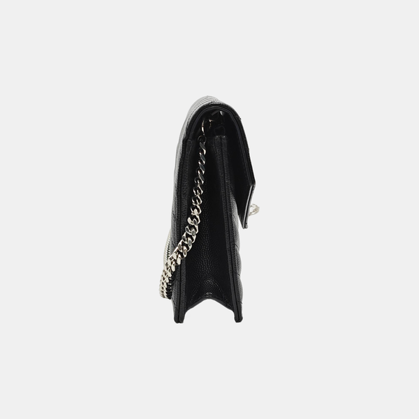 MONOGRAM WOC Chevron Calfskin Black
