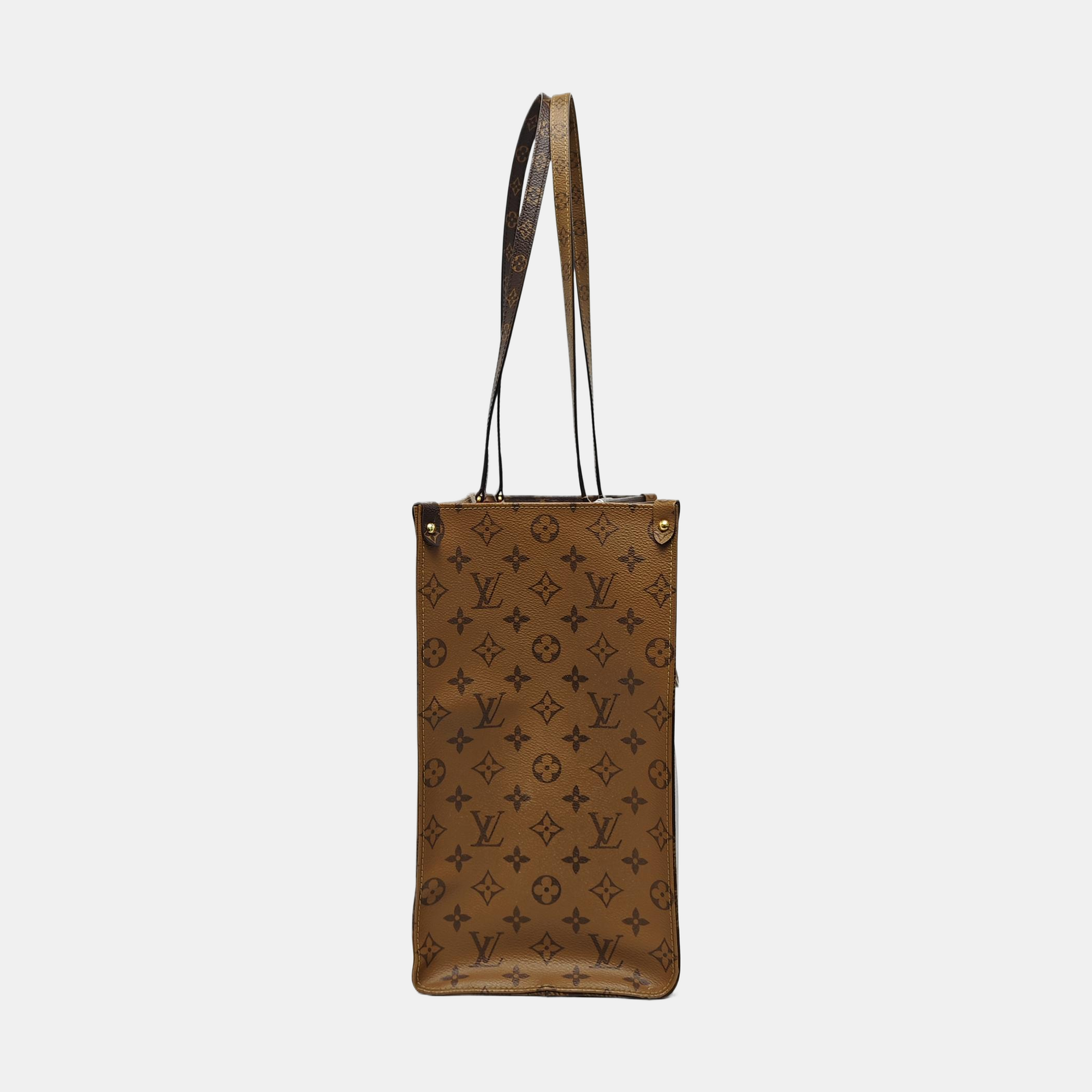 ONTHEGO GM Monogram Coated Canvas Brown