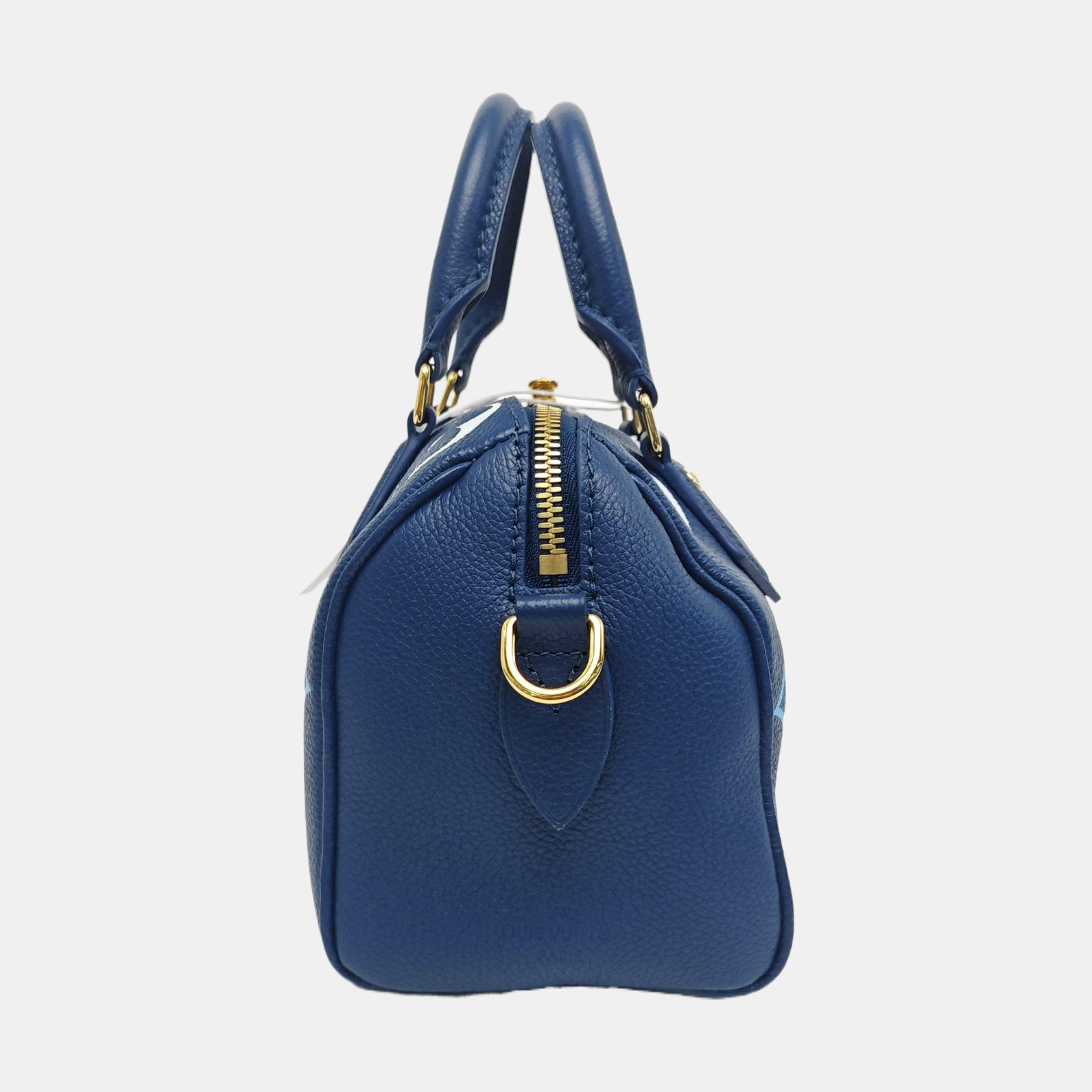 SPEEDY 20 Monogram Calfskin Blue