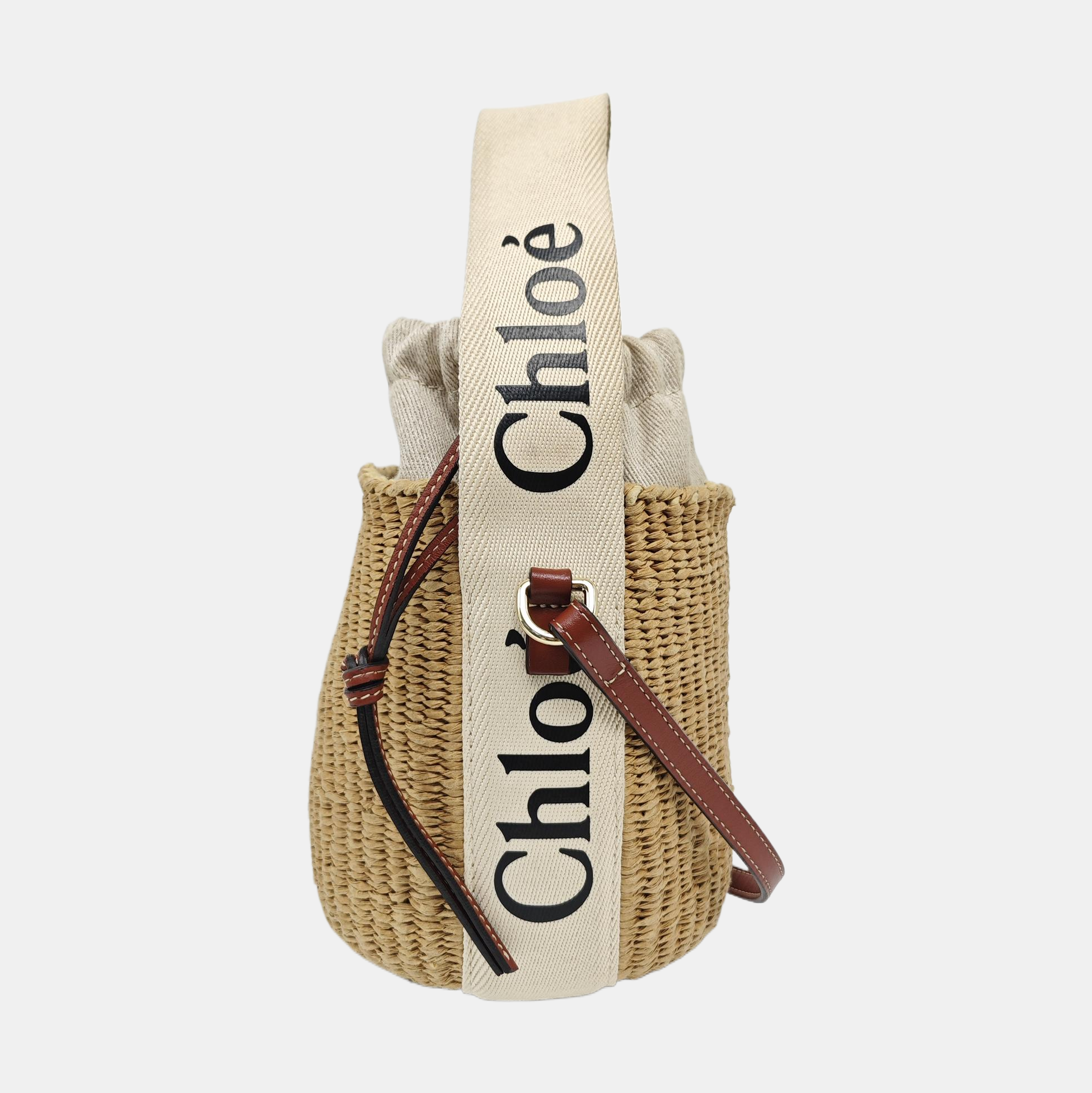 Special Material Shoulder Bag Brown