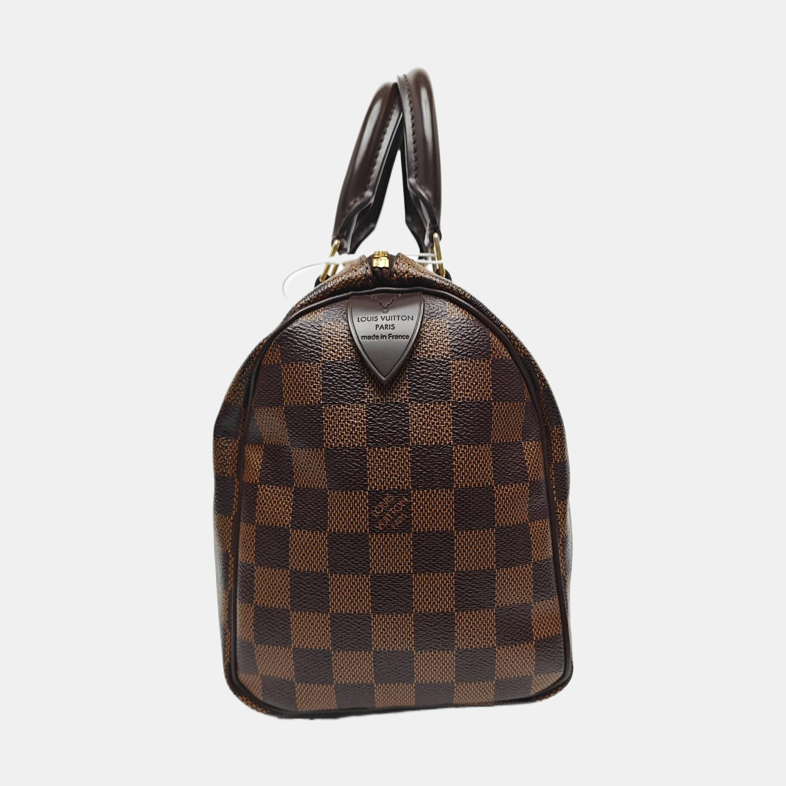 SPEEDY 25 Damier Ebene Coated Canvas Brown
