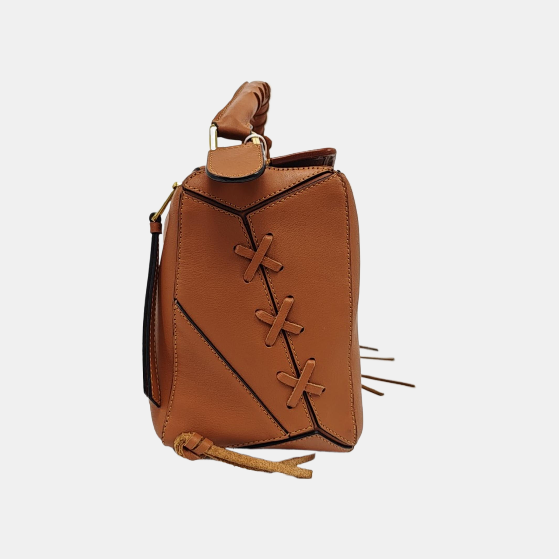 Puzzle Medium Quilted Calfskin Brown