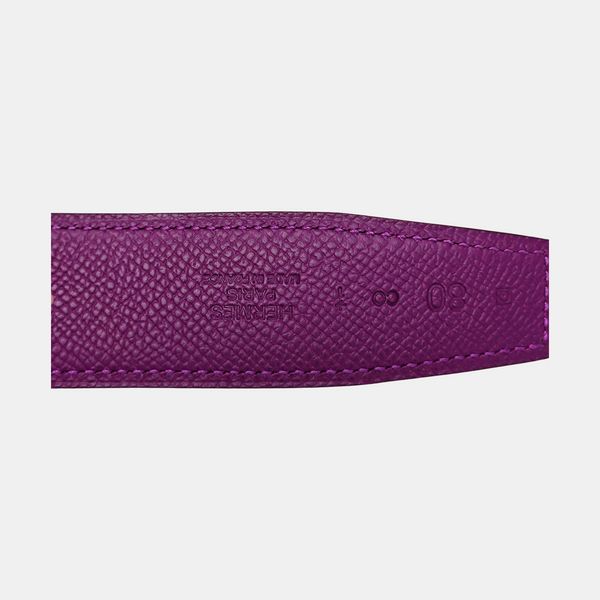 Leather Belt Purple