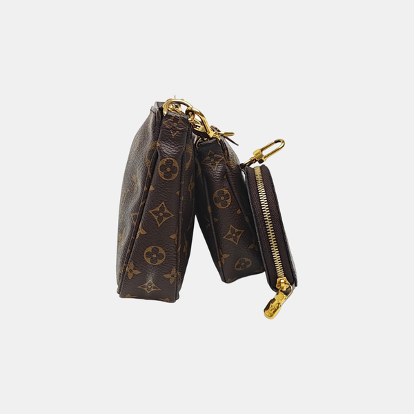 MULTI Monogram Coated Canvas Brown