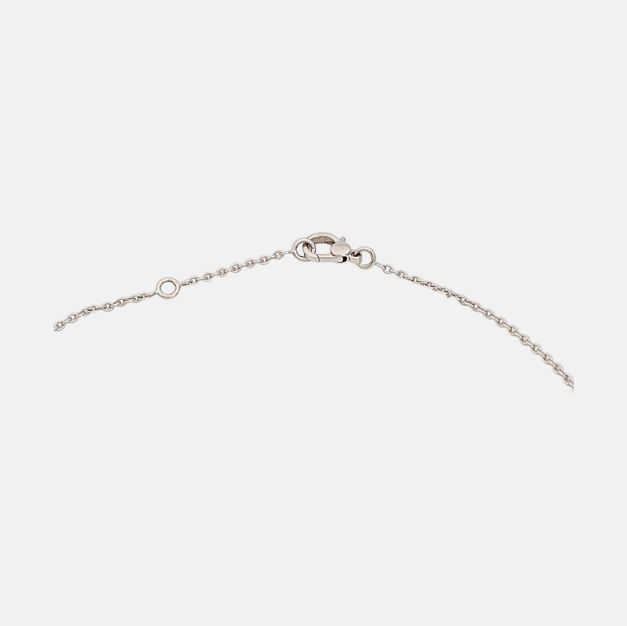 Finesse 18k White Gold Silver Necklace