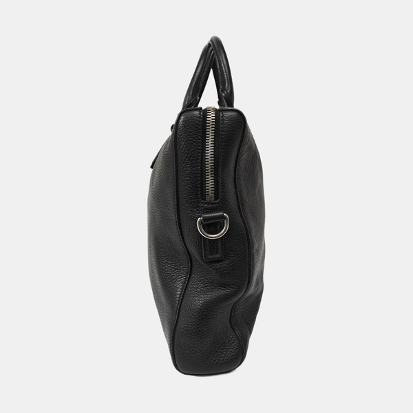 Calfskin Shoulder Bag Black