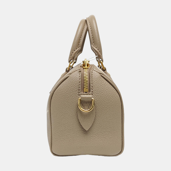 SPEEDY 20 Monogram Calfskin Gray