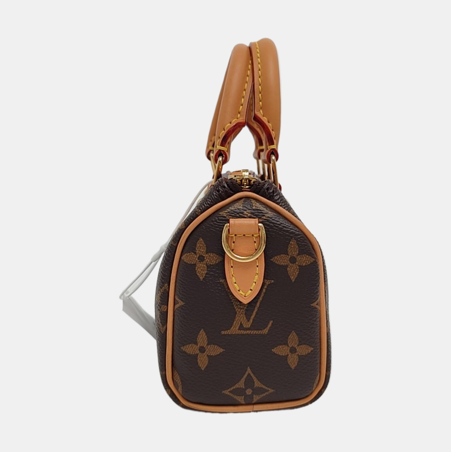 SPEEDY Nano Monogram Coated Canvas Brown