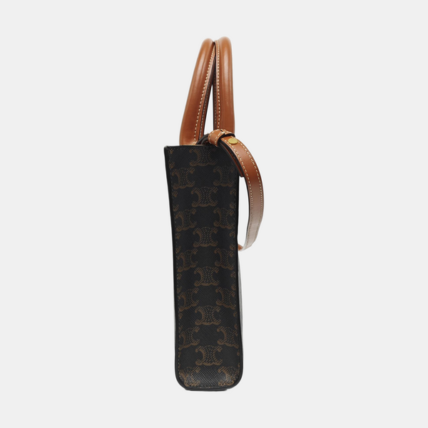 CABAS CELINE Mini Coated Canvas Brown