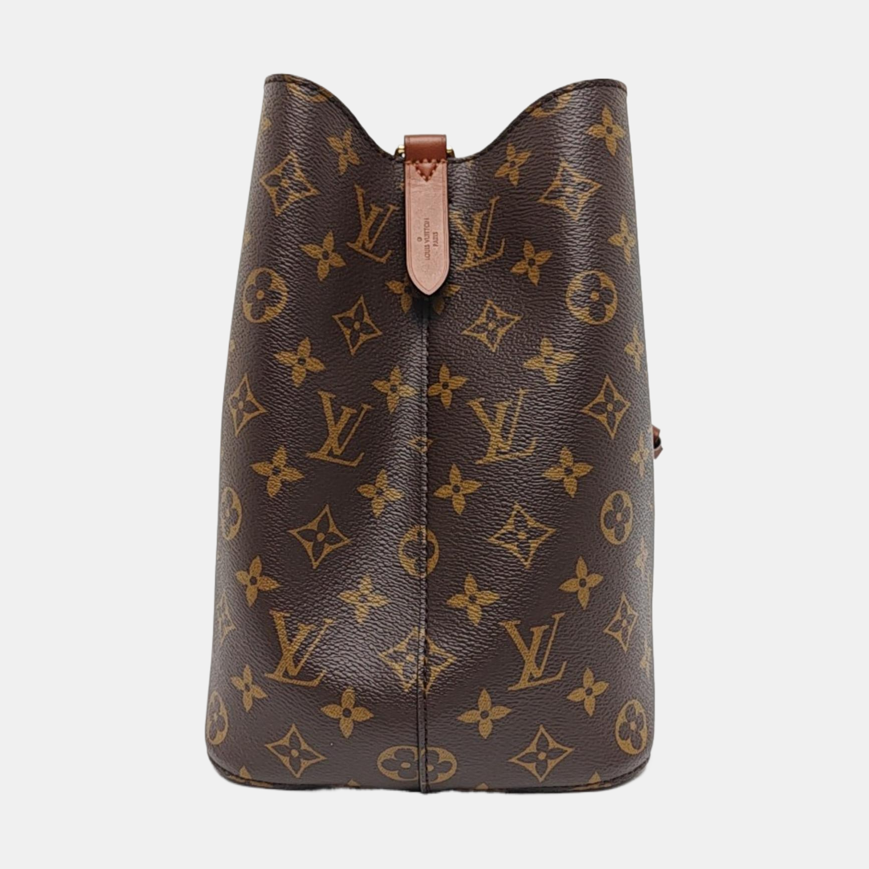 NÉONOÉ MM Monogram Coated Canvas Brown
