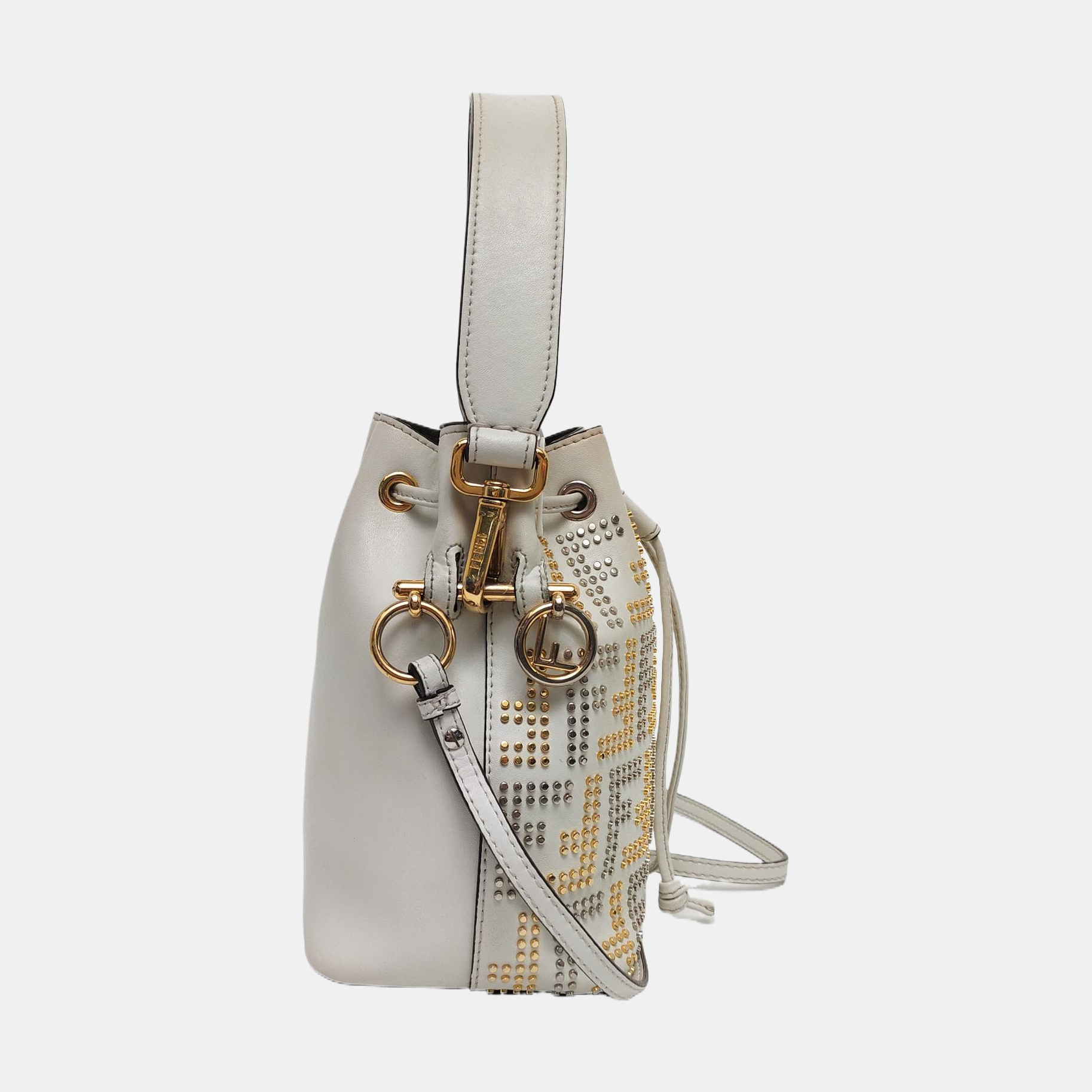 Mon Tresor Mini Calfskin White