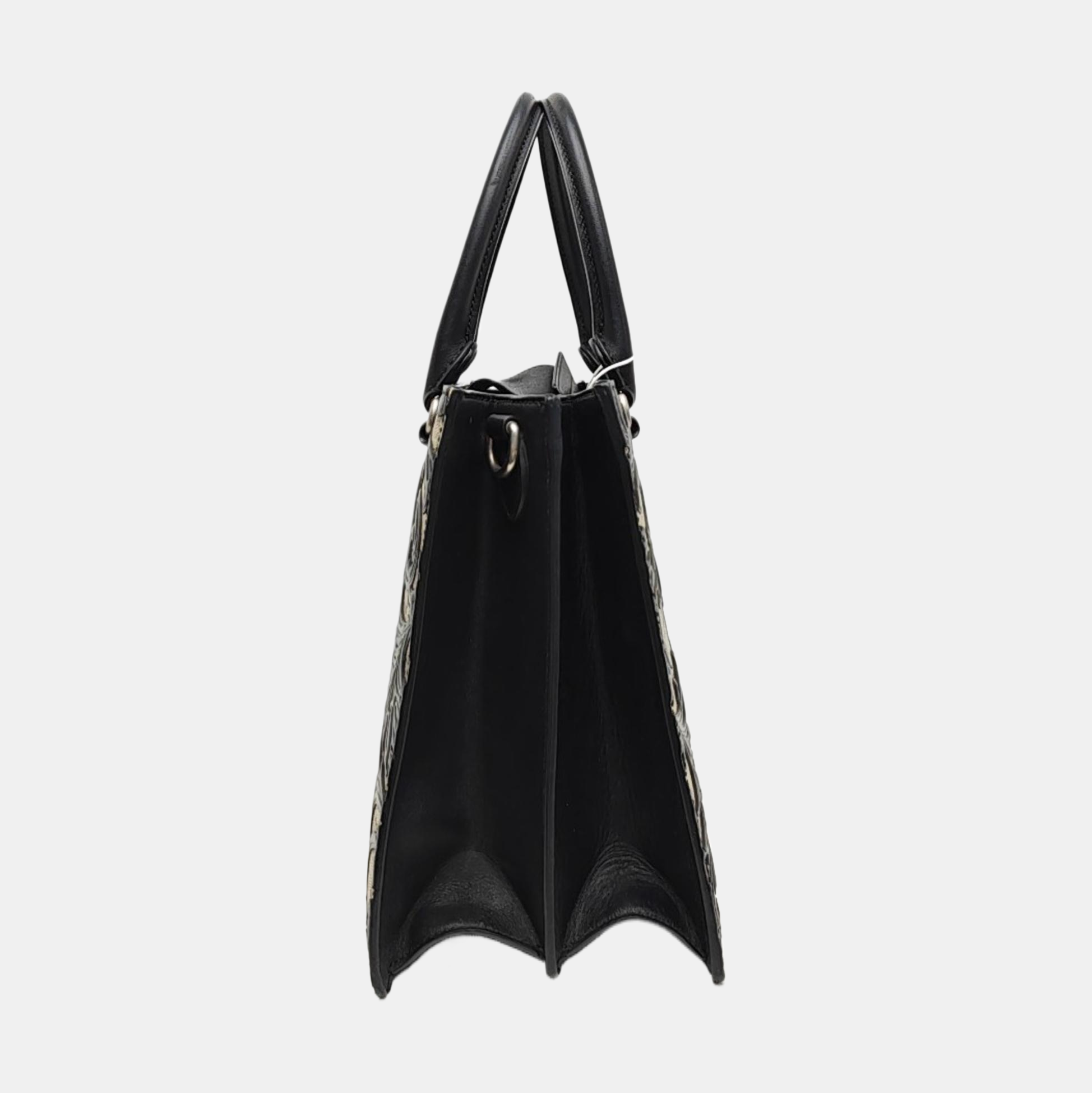 Monogram Coated Canvas Tote Bag Beige