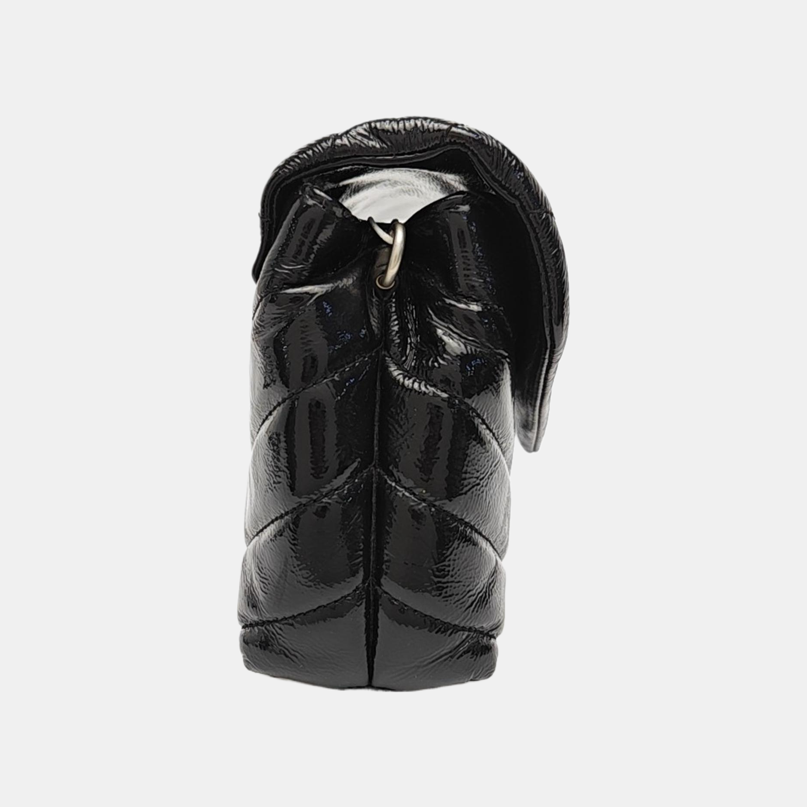 LOULOU Extra Small Chevron Calfskin Black