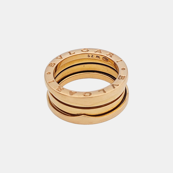 B.ZERO1 18k Rose Gold Ring EU 52