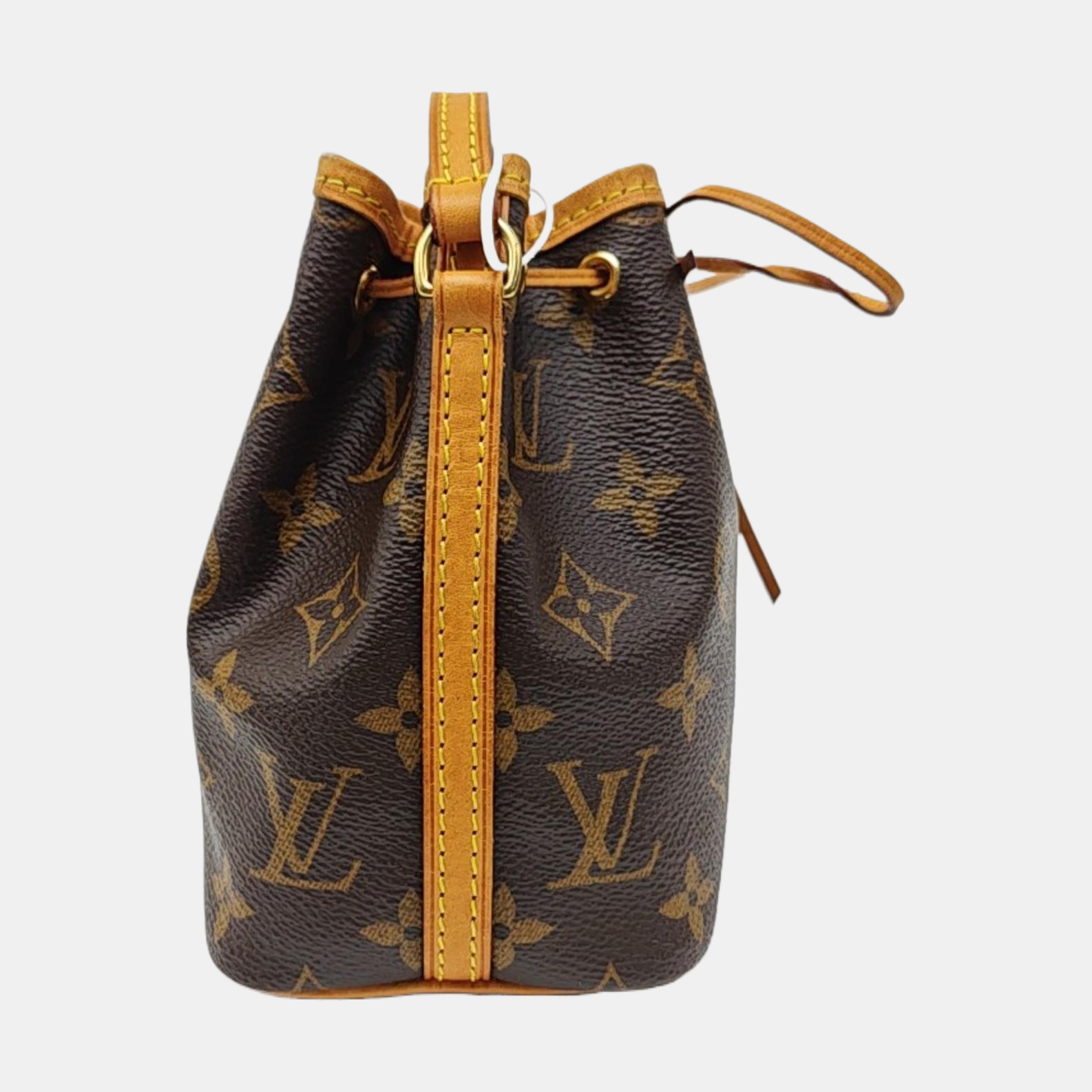 NÉONOÉ Nano Monogram Coated Canvas Brown