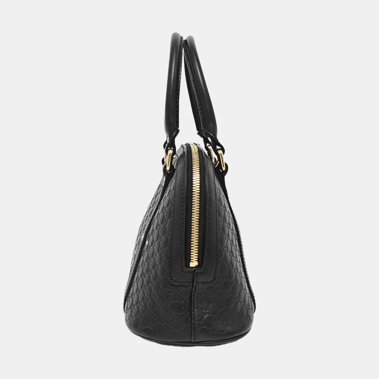 Microguccissima Monogram Calfskin Black