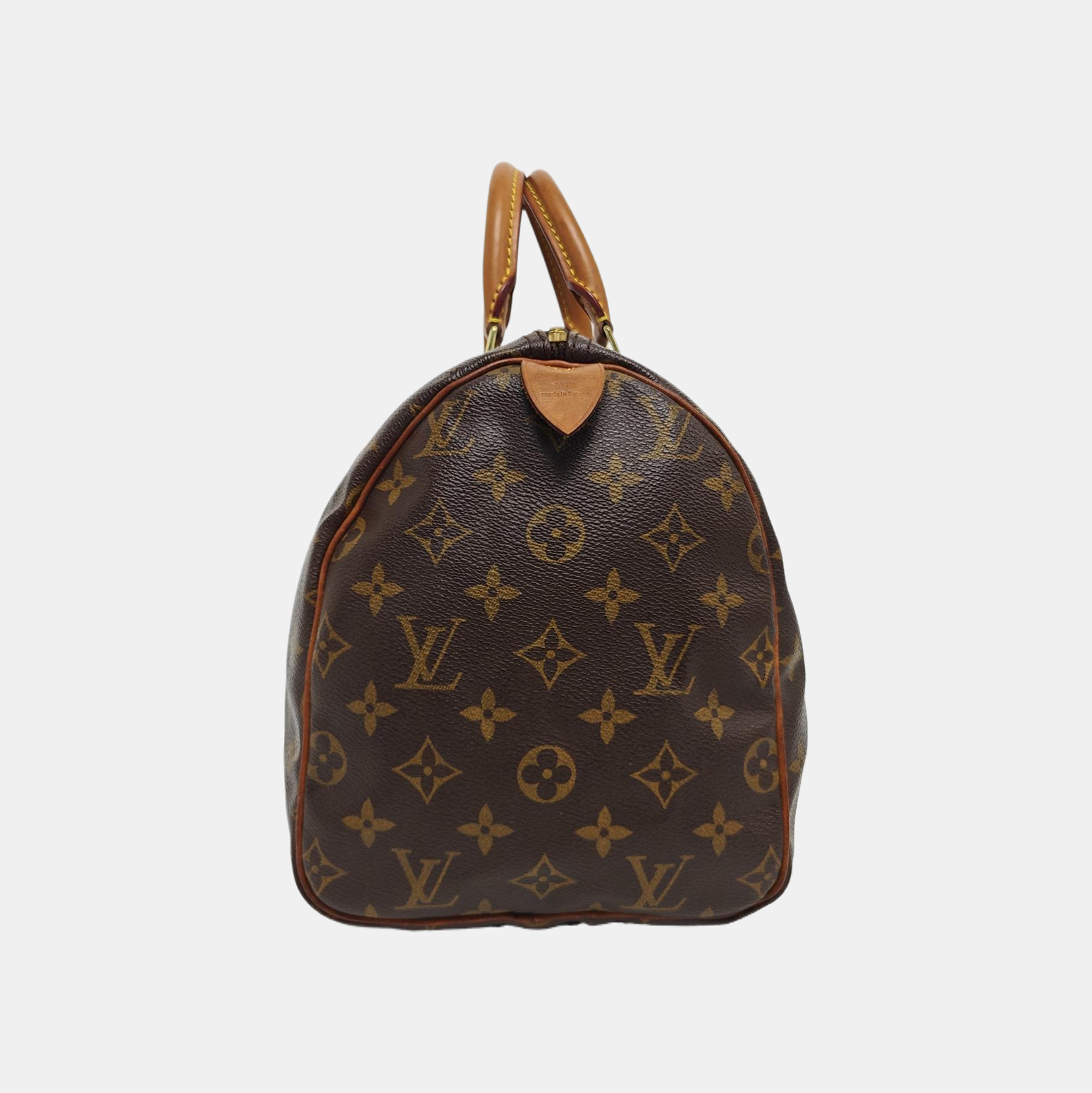 SPEEDY 30 Monogram Coated Canvas Brown