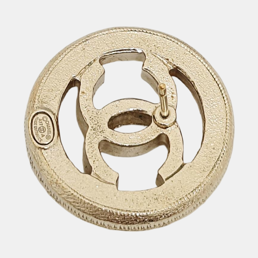 Metal Gold Stud Earrings