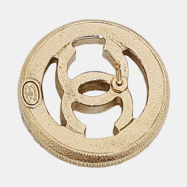 Metal Gold Stud Earrings