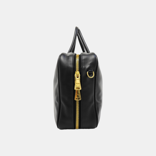 Beau Large Calfskin Black