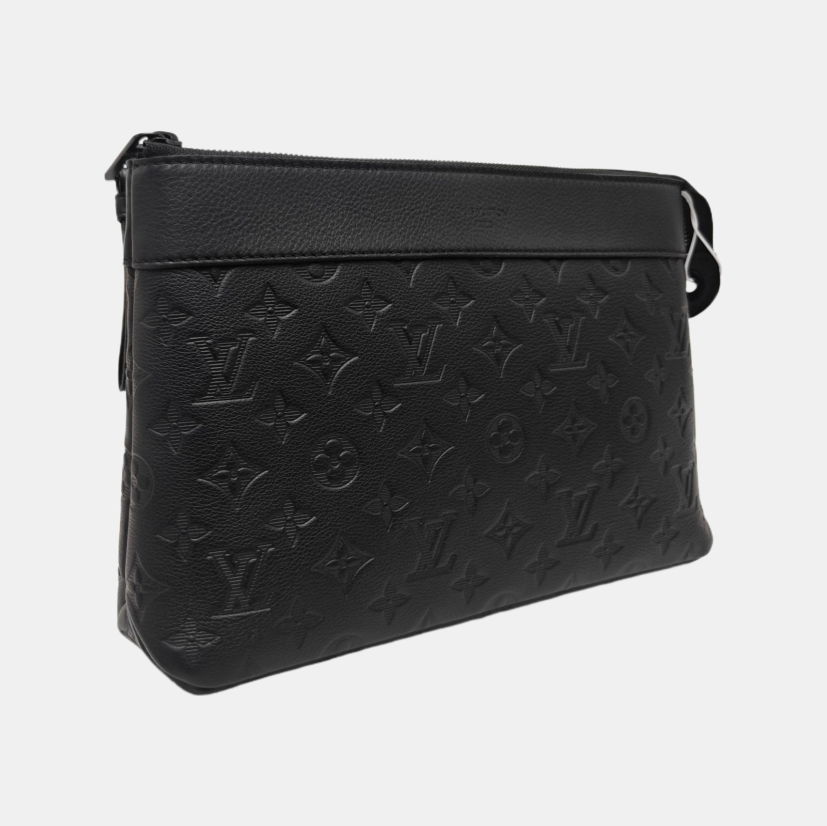Monogram Calfskin Clutch Black
