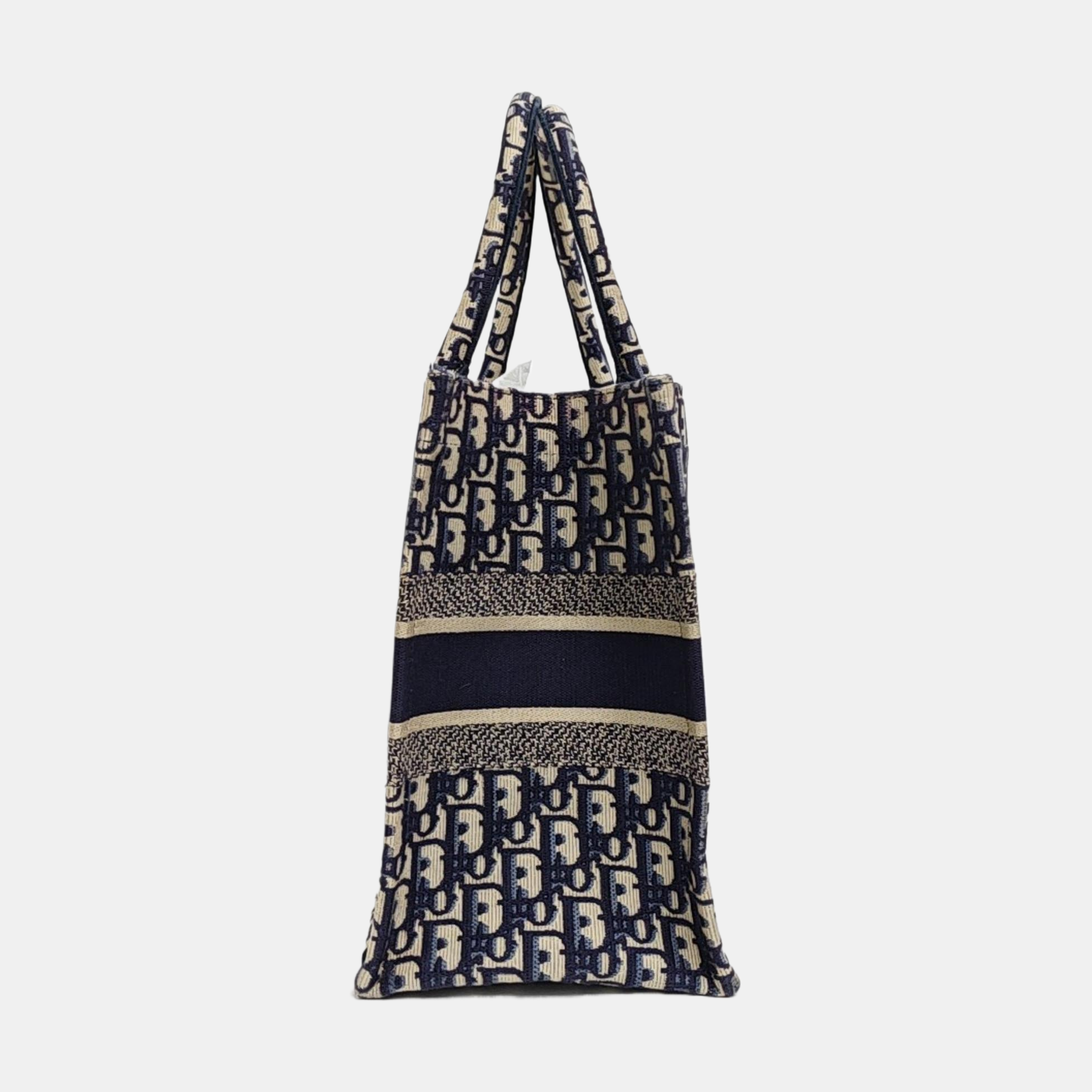 Book Tote Medium Canvas Blue