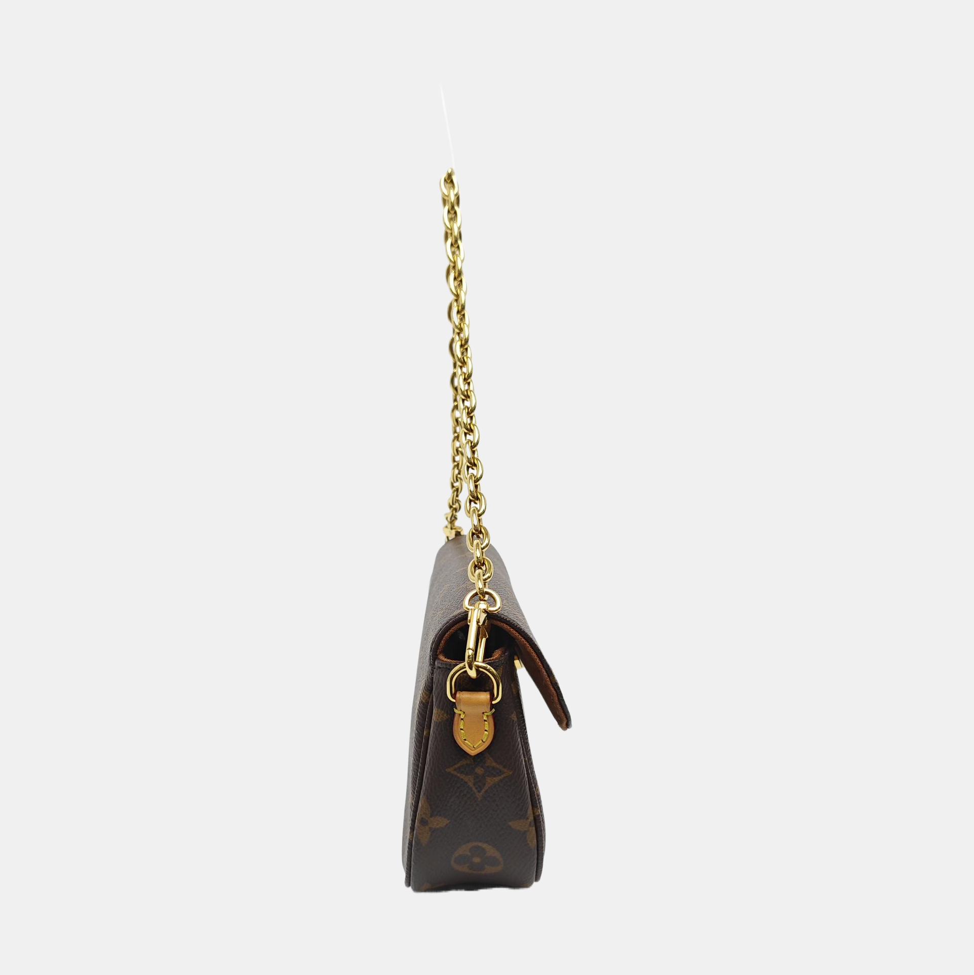 IVY Monogram Coated Canvas Brown