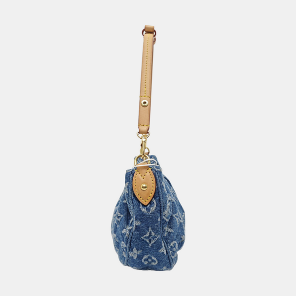 Pochette Valley Monogram Denim Blue