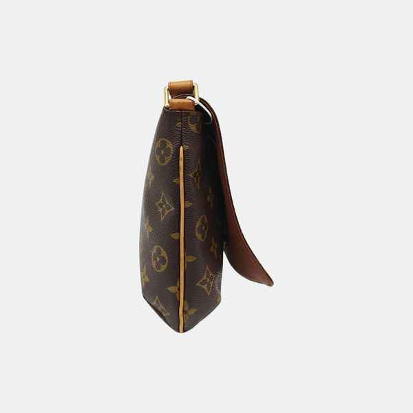 MUSETTE TANGO Monogram Coated Canvas Brown