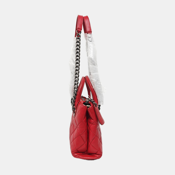 Quilted Lambskin Red