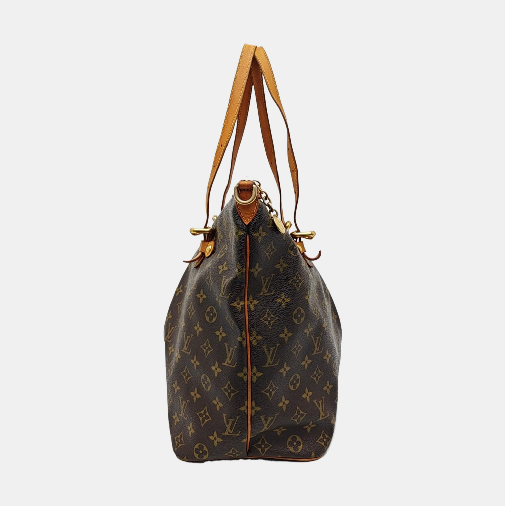 PALERMO GM Monogram Coated Canvas Brown