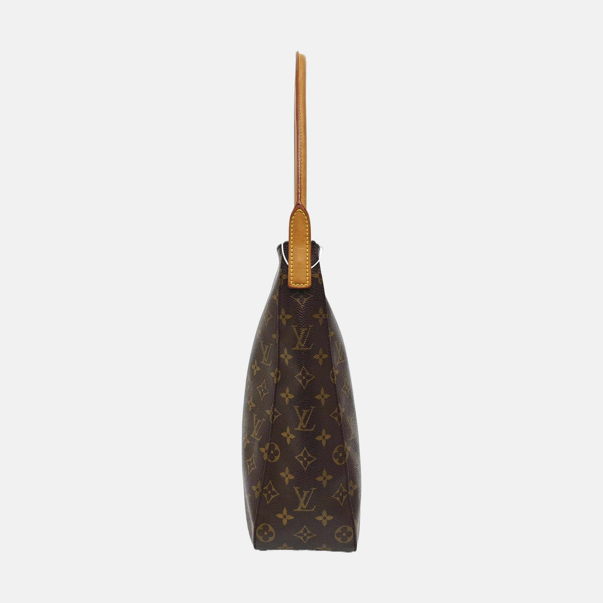 LOOPING GM Monogram Coated Canvas Brown