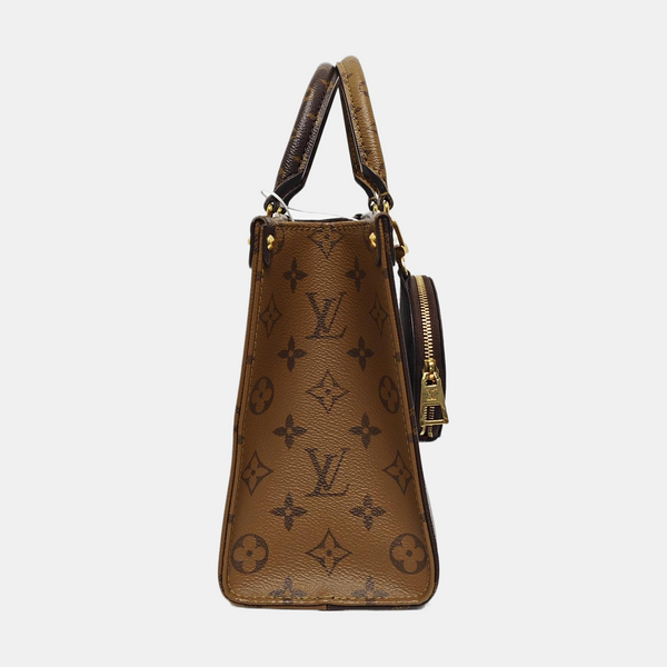 ONTHEGO PM Monogram Coated Canvas Brown