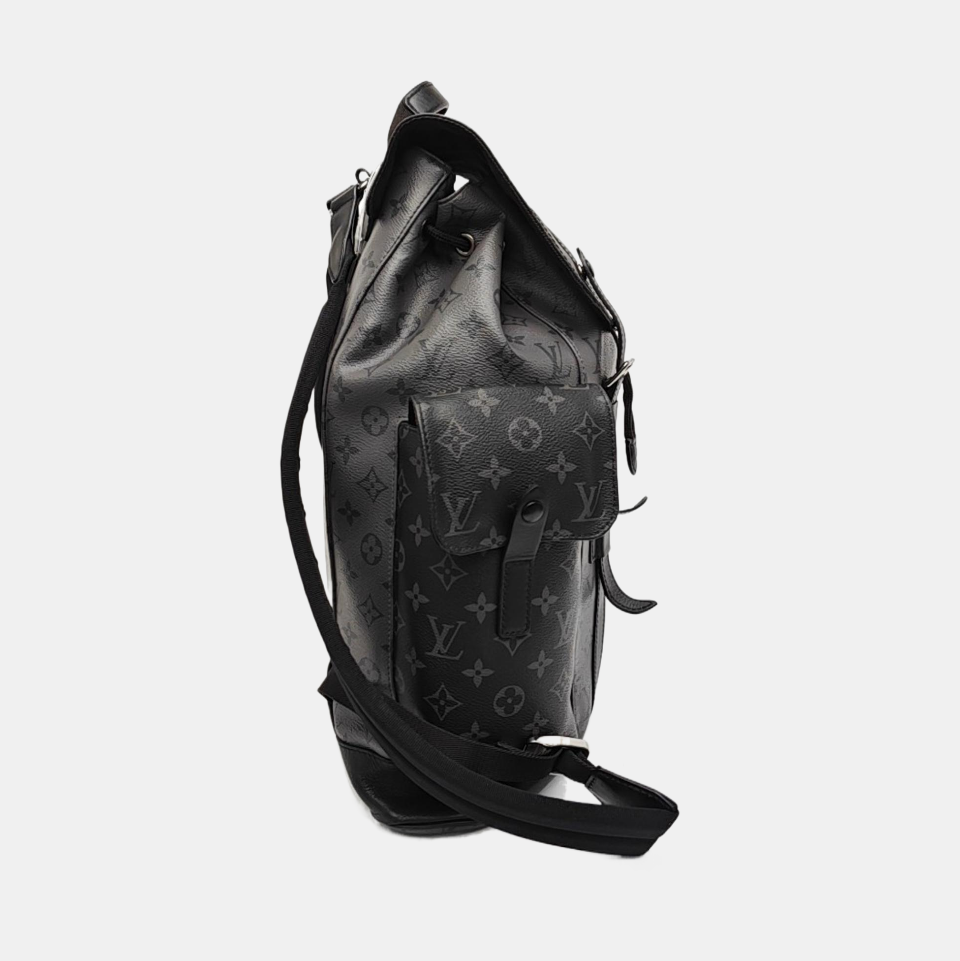 CHRISTOPHER Monogram Coated Canvas Gray
