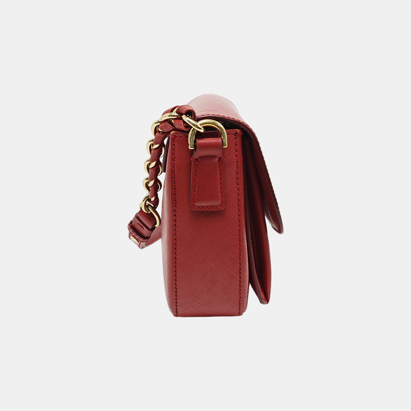 Gancini Calfskin Red