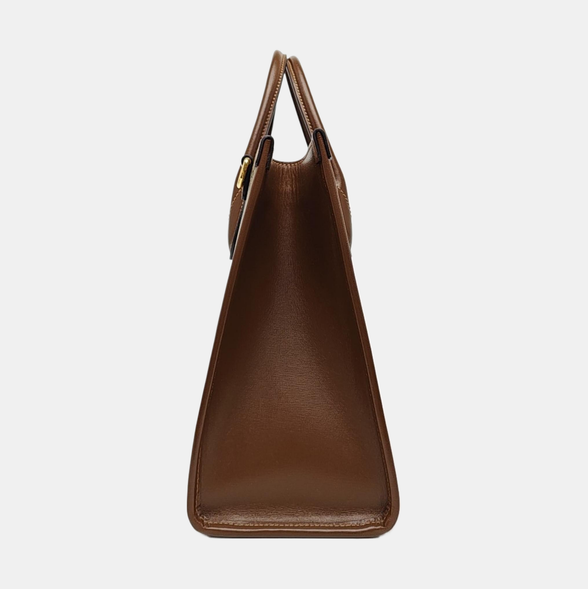 Retro Small Monogram Coated Canvas Brown