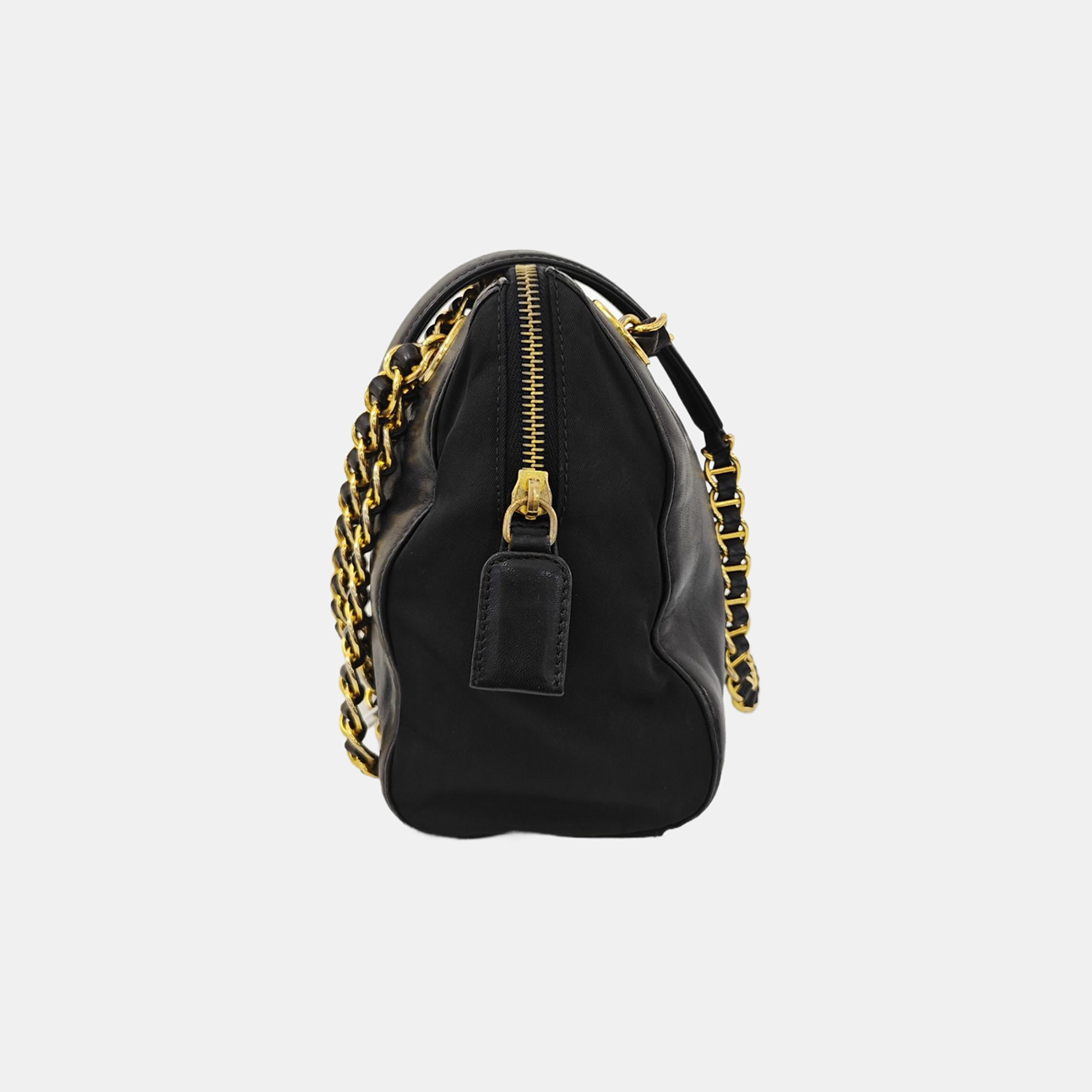 Calfskin Shoulder Bag Black