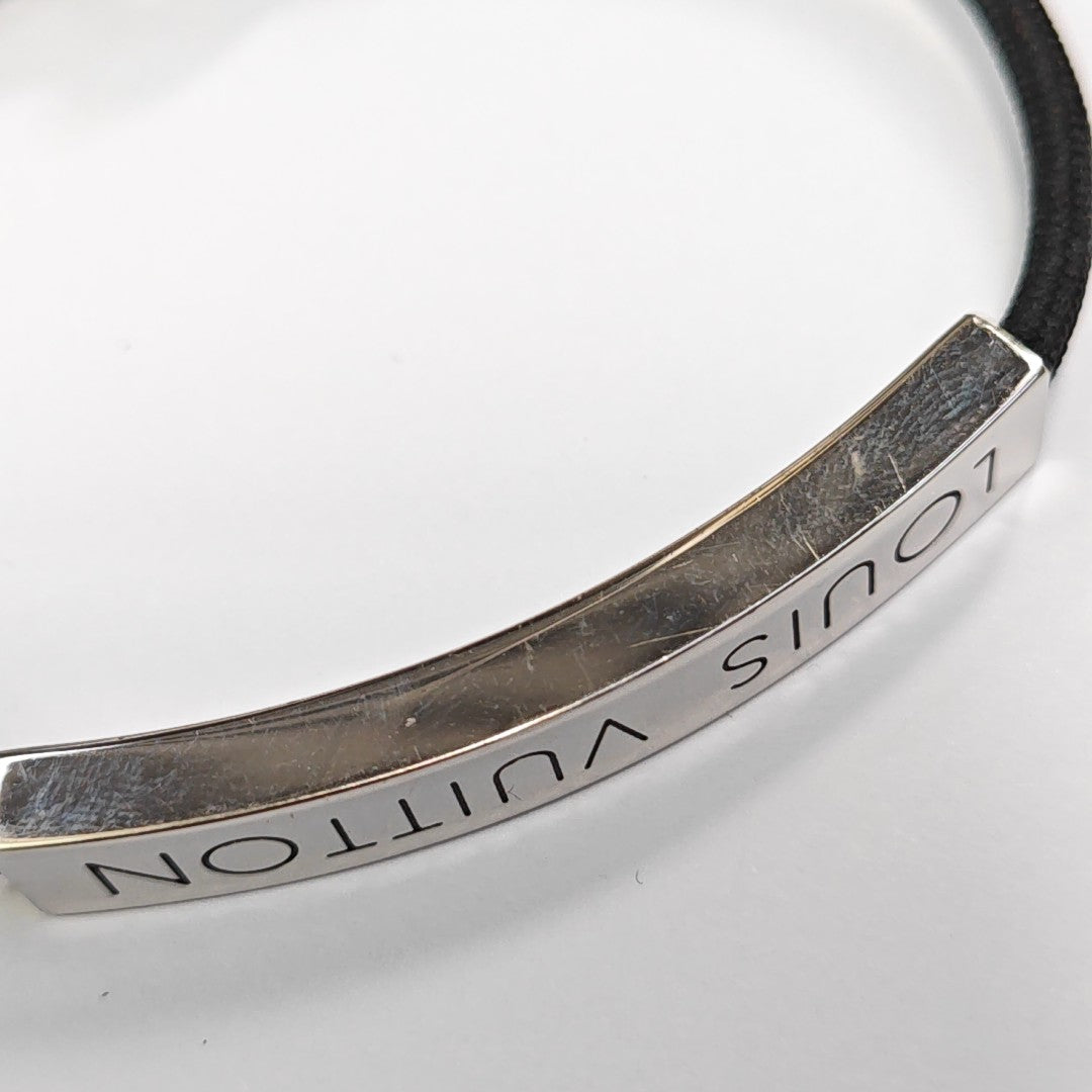 SPACE LV Metal Silver Bangle