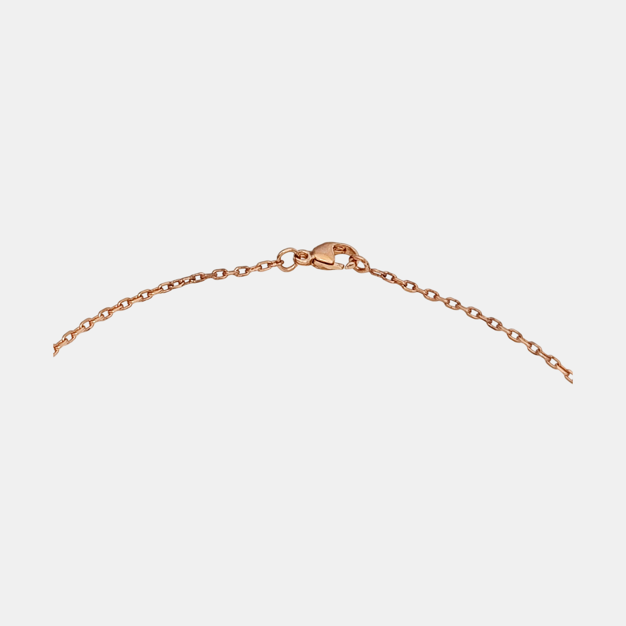 Pop H Metal Rose Gold Necklace