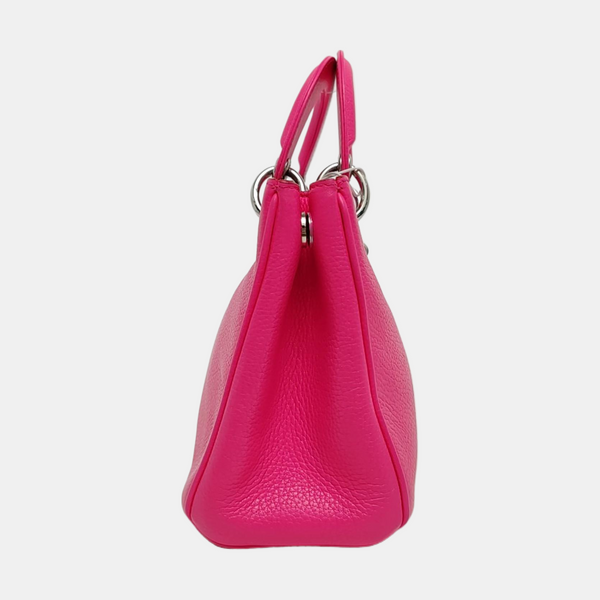 Authenticated pre-owned  Diorissimo Calfskin Pink - Tote Bag at Looply