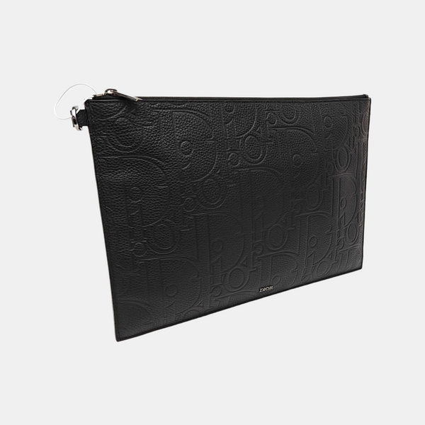 Calfskin Clutch Black