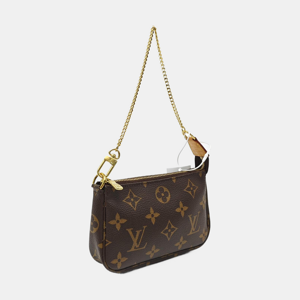 ACCESSOIRES Mini Monogram Coated Canvas Brown