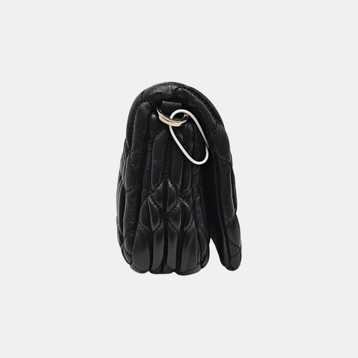 Crystal Mini Lambskin Black