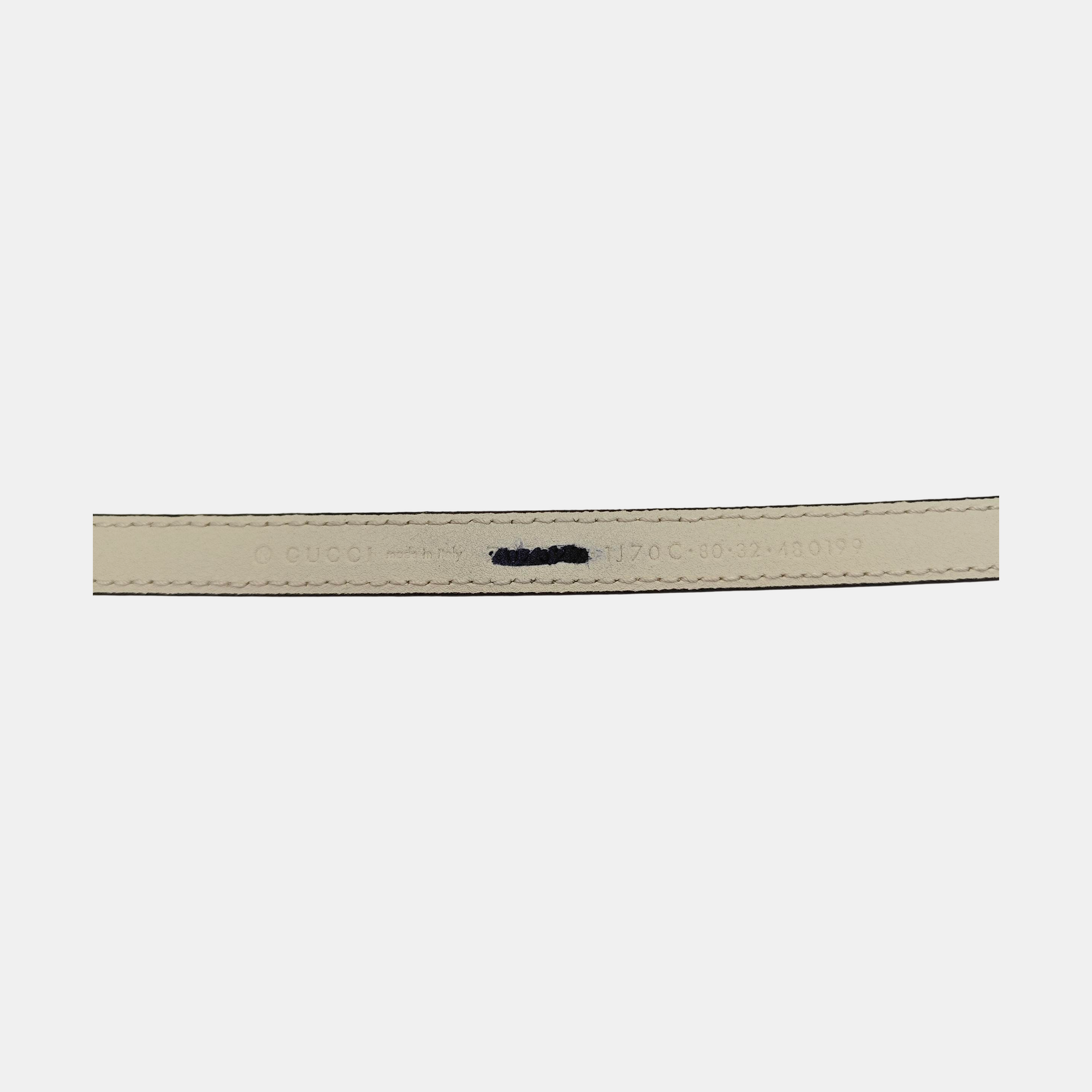 Leather Belt White
